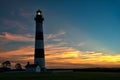 Lighthouse at Dawn Royalty Free Stock Photo