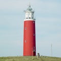 lighthouse, De Cocksdorp, Texel Island, Netherlands Royalty Free Stock Photo