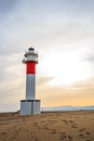 Lighthouse in the Delta de l'Ebre Natural Park