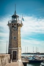 Lighthouse in Desenzano del Garda Royalty Free Stock Photo
