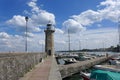 Lighthouse in Desenzano del Garda Royalty Free Stock Photo