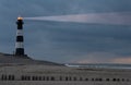 Lighthouse in the dusk Royalty Free Stock Photo