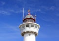 Lighthouse in Egmond aan Zee. North Sea, the Netherlands. Royalty Free Stock Photo