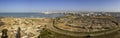 Lighthouse El Hank panoramic view to Grande Mosquee Hassan II Royalty Free Stock Photo