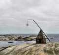 The lghthouse at the end of the world Royalty Free Stock Photo