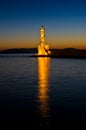 Lighthouse at the entrance of Hanya harbour