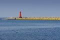 Lighthouse, entrance to the harbor