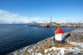 A Lighthouse Facing The Vestfjord