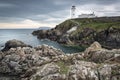 Lighthouse at Fanad Head, Donegal, Ireland Royalty Free Stock Photo