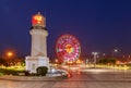 Batumi. Lighthouse on the city embankment.