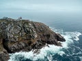 Lighthouse in Finisterre or Fisterra End Of The Old World Royalty Free Stock Photo