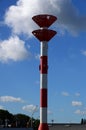 Lighthouse in the Fishing Port of Bremerhaven Royalty Free Stock Photo