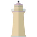 Lighthouse in flat style