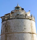 The lighthouse at Fort Aguada, India Royalty Free Stock Photo