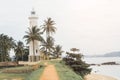 Lighthouse in Fort Galle Royalty Free Stock Photo