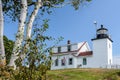 Lighthouse Fort Point Light, Maine, USA