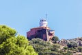 Lighthouse in France - Antibes area Royalty Free Stock Photo