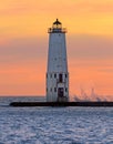 Lighthouse at Frankfort, Michigan