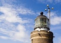 Lighthouse fresnel lamp Royalty Free Stock Photo