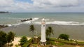 Sri Lanka, Galle, Dutch fort, Lighthouse. Royalty Free Stock Photo