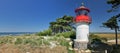 Lighthouse Gellen (Island Hiddensee - Germany) - panorama Royalty Free Stock Photo