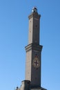 Genoa lighthouse. Symbol of the city Royalty Free Stock Photo