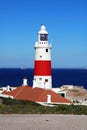 Lighthouse, Gibraltar. Royalty Free Stock Photo