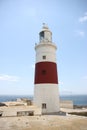 Lighthouse in Gibraltar Royalty Free Stock Photo