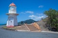 Lighthouse on Grassy Hill, Cooktown with steps to lookout. Royalty Free Stock Photo