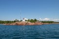 Lighthouse on the Great Loop on Georgian Bay in the North Channel Royalty Free Stock Photo