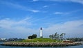 Lighthouse point Long Beach California Royalty Free Stock Photo