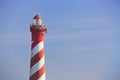 The lighthouse of Haamstede in Zeeland, The Netherlands Royalty Free Stock Photo