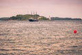 Lighthouse in Halifax harbor Royalty Free Stock Photo