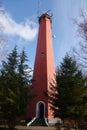 lighthouse in Hel in Poland Royalty Free Stock Photo