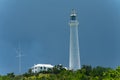 Lighthouse on a hill in Bermuda Royalty Free Stock Photo