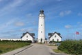 Lighthouse in Hirtshals, Denmark, named Hirtshals Fyr.