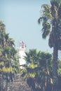 Lighthouse of historic neighborhood in Colonia del Sacramento, U