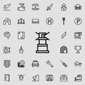 lighthouse icon. Detailed set of minimalistic line icons. Premium graphic design. One of the collection icons for websites, web de