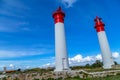 Lighthouse at Ile d\'Aix Royalty Free Stock Photo
