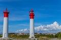 Lighthouse at Ile d\'Aix Royalty Free Stock Photo