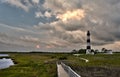 Lighthouse and incoming stormclouds