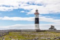 Lighthouse  in Inisheer island Royalty Free Stock Photo