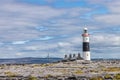 Lighthouse  in Inisheer island Royalty Free Stock Photo