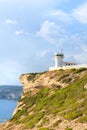 Lighthouse on island Corsica near Bonifacio Royalty Free Stock Photo