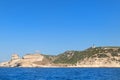 Lighthouse on island Corsica near Bonifacio Royalty Free Stock Photo