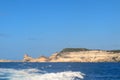 Lighthouse on island Corsica near Bonifacio Royalty Free Stock Photo