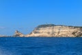 Lighthouse on island Corsica near Bonifacio Royalty Free Stock Photo