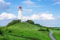 Lighthouse on the island Hiddensee, Germany Royalty Free Stock Photo
