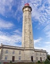 Lighthouse on the island of ile de re. Royalty Free Stock Photo