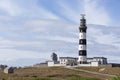 Lighthouse in the island of Ouessant Royalty Free Stock Photo